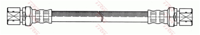 FREN HORTUMU ÖN SAĞ-SOL OPEL CORSA B 1.0 İ 12V 96-00, 1.2 İ 93-00, 1.2 İ 16V 98-00, 1.4 İ 93-00, 1.4 İ 16V 94-00, 1.6 İ 16V 97-00, 1.5 D 93-00, 1.5 TD 93-00 