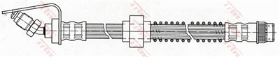 FREN HORTUMU ÖN SAĞ-SOL RENAULT MASTER II 1.9 DTİ 00=>, 1.9 DCİ 01=>, 2.2 DCİ 00=>, 2.5 DCİ 01=>, 2.5 D 98-01, 2.8 DTİ 98-01 