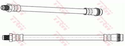 FREN HORTUMU ÖN SAĞ-SOL RENAULT TWINGO I 1.2 96-07, 1.2 16V 04-07, 1.2 LPG 03-07 