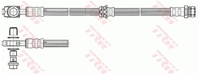 FREN HORTUMU ÖN SAĞ-SOL VOLKSWAGEN PASSAT 1.4 TSİ 07-10, 1.6 05-10, 1.6 FSİ 05-08, 1.8 TSİ 07-10, 2.0 FSİ 05-10, 1.6 TDİ 09-10, 1.9-2.0 TDİ 05-10, PASSAT CC 1.8-2.0 TSİ 08-12, 2.0 TDİ 08-12 