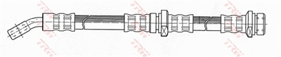 FREN HORTUMU SOL ARKA AKS (SUBARU :Impreza (08/19 