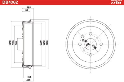 FREN KAMPANASI ARKA PEUGEOT 107 1.0 05-14, 1.4 HDİ 05-14, 108 1.0 VTİ 14=>, 1.2 14=> 