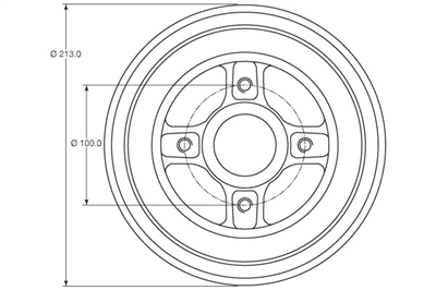 FREN KAMPANASI ARKA RENAULT CLIO III 1.2-1.4-1.6 16V 05=>, 2.0 16V 06=>, 1.5 DCİ 05=>, MODUS / GRAND MODUS 1.2-1.4-1.6 04=>, 1.2 16V 07=>, 1.5 DCİ 04=> 