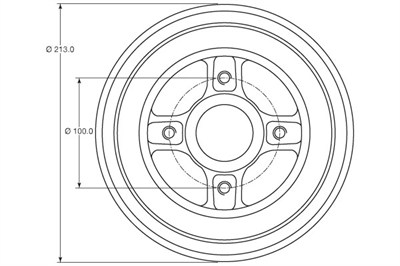 FREN KAMPANASI ARKA RENAULT CLIO III 1.2-1.4-1.6 16V 05=>, 2.0 16V 06=>, 1.5 DCİ 05=>, MODUS / GRAND MODUS 1.2-1.4-1.6 04=>, 1.2 16V 07=>, 1.5 DCİ 04=> 