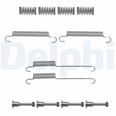 FREN PABUÇ MONTAJ TAKIMI ARKA CHRYSLER VOYAGER III 2.0 / 2.4 / 3.0 / 3.3 / 3.8 95-01, DODGE CARAVAN 2.4 / 3.3 / 3.8 95-01 