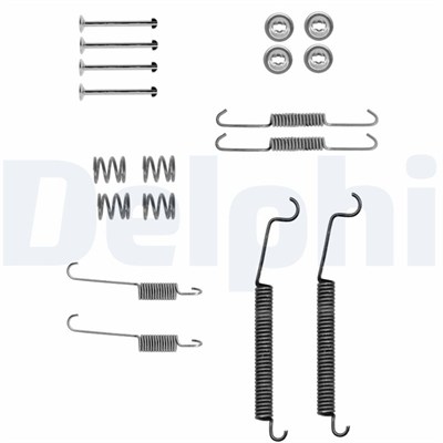 FREN PABUÇ MONTAJ TAKIMI ARKA CITROEN XSARA 1.6 / 1.8 / 1.9 / 2.0 97-00, XSARA COUPE 1.9 98-00, PEUGEOT 206 1.1 / 1.4 / 1.6 98-09, 3008 MPV 1.6 / 2.0 09-16, RENAULT CLIO II 1.2 / 1.4 / 1.6 01-10, CLIO SYMBOL 1.5 / 1.9 98-09 