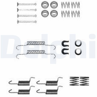 FREN PABUÇ MONTAJ TAKIMI ARKA CITROEN C-CROSSER 2.2 / 2.4 07 =>, MITSUBISHI ASX 1.6 / 1.8 / 2.0 10 =>, LANCER VII 1.3 / 1.6 / 2.0 03-13, PEUGEOT 3008 SUV 1.5 / 1.6 / 2.0 / 2.4 13-16, 4008 1.6 / 1.8 12 => 