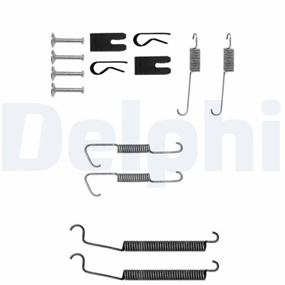 FREN PABUÇ MONTAJ TAKIMI ARKA CITROEN C2 1.1 / 1.4 03-09, C3 I 1.4 02 =>, PEUGEOT 1007 1.4 / 1.6 05 => 