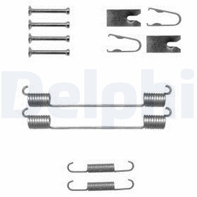 FREN PABUÇ MONTAJ TAKIMI ARKA FIAT DOBLO MPV 1.3 / 1.4 / 1.6 10 =>, GRANDE PUNTO 1.3 05 =>, OPEL CORSA D 1.0 / 1.2 / 1.4 06-14, SKODA RAPID 1.0 / 1.2 / 1.4 / 1.6 12-19 