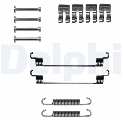 FREN PABUÇ MONTAJ TAKIMI ARKA FIAT PANDA 1.1 / 1.2 / 1.3 04 =>, PUNTO 1.2 / 1.8 99-12, FORD KA 1.2 / 1.3 08-16 