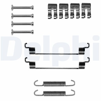 FREN PABUÇ MONTAJ TAKIMI ARKA FIAT PANDA 1.1 / 1.2 / 1.3 04 =>, PUNTO 1.2 / 1.8 99-12, FORD KA 1.2 / 1.3 08-16 