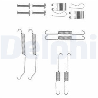 FREN PABUÇ MONTAJ TAKIMI ARKA FORD FIESTA VI 1.0 / 1.2 / 1.4 / 1.6 08 =>, KA 1.2 16 => 