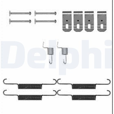 FREN PABUÇ MONTAJ TAKIMI ARKA HONDA CR-V II 2.0 / 2.2 01-07, CR-V III 2.2 / 2.4 07 => 