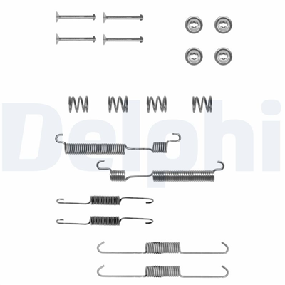 FREN PABUÇ MONTAJ TAKIMI ARKA HYUNDAI ACCENT I 1.3 / 1.5 94-00, PONY 1.3 / 1.5 89-95, S COUPE 1.5 90-96 