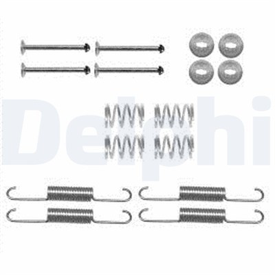 FREN PABUÇ MONTAJ TAKIMI ARKA HYUNDAI TERRACAN 2.5 / 2.9 / 3.5 01-06, KIA SORENTO I 2.4 / 2.5 / 3.3 / 3.5 02 => 