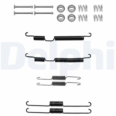 FREN PABUÇ MONTAJ TAKIMI ARKA HYUNDAI COUPE 1.6 / 2.0 02-09, ELANTRA 1.6 / 2.0 05-11 