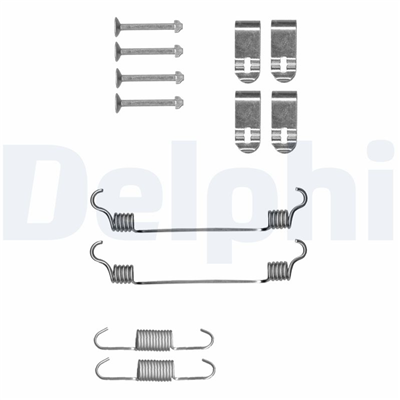 FREN PABUÇ MONTAJ TAKIMI ARKA HYUNDAI SANTA FE II 2.2 / 2.7 06-12, KIA SORENTO II 2.2 / 2.4 09 => 
