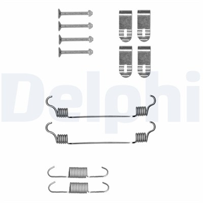 FREN PABUÇ MONTAJ TAKIMI ARKA HYUNDAI SANTA FE II 2.2 / 2.7 06-12, KIA SORENTO II 2.2 / 2.4 09 => 