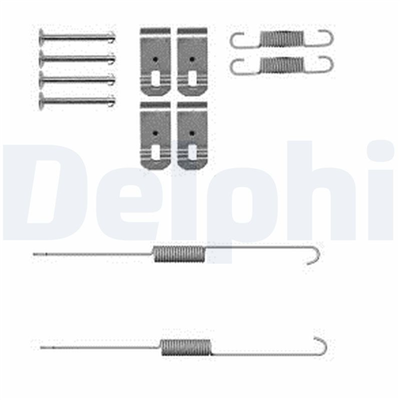 FREN PABUÇ MONTAJ TAKIMI ARKA ISUZU D-MAX II 1.9 / 2.5 12 =>, MITSUBISHI L200 2.2 / 2.5 15 => 