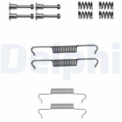 FREN PABUÇ MONTAJ TAKIMI ARKA MG ZT 1.8 03-05, ROVER 75 1.8 / 2.0 99-05, 75 TOURER 1.8 / 2.0 / 2.5 01-05 