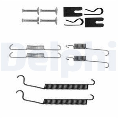 FREN PABUÇ MONTAJ TAKIMI ARKA MITSUBISHI COLT VI 1.1 / 1.3 / 1.5 04-12, SMART FORFOUR 1.1 / 1.3 / 1.5 04-06 