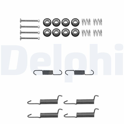 FREN PABUÇ MONTAJ TAKIMI ARKA MITUBISHI PAJERO I 2.5 89-90, PAJERO II 2.4 / 3.0 / 3.5 84-99, PAJERO III 2.5 / 3.2 00-01, PAJERO SPORT I 2.5 02 => 