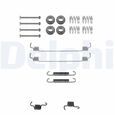 FREN PABUÇ MONTAJ TAKIMI ARKA NISSAN KUBISTAR 1.2 / 1.5 / 1.6 03 =>, RENAULT KANGOO 1.2 / 1.4 / 1.5 / 1.6 / 1.9 97 => 