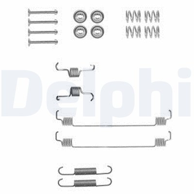 FREN PABUÇ MONTAJ TAKIMI ARKA NISSAN MICRA IV 1.2 10 =>, RENAULT CLIO II 1.2 / 1.4 / 1.5 / 1.6 98-06, KIA PICANTO 1.0 / 1.1 04 => 