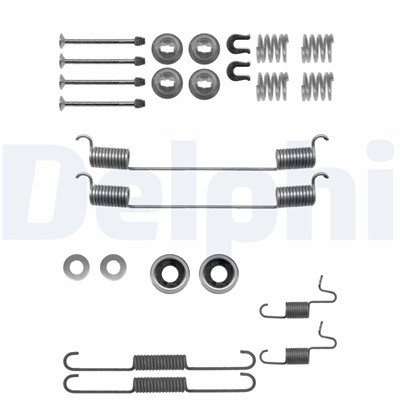 FREN PABUÇ MONTAJ TAKIMI ARKA NISSAN PICK UP 2.4 / 2.5 / 2.7 87-10, TERRANO I 2.7 / 3.0 89-96 