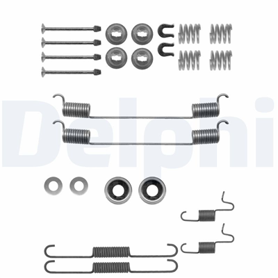 FREN PABUÇ MONTAJ TAKIMI ARKA NISSAN PICK UP 2.4 / 2.5 / 2.7 87-10, TERRANO I 2.7 / 3.0 89-96 