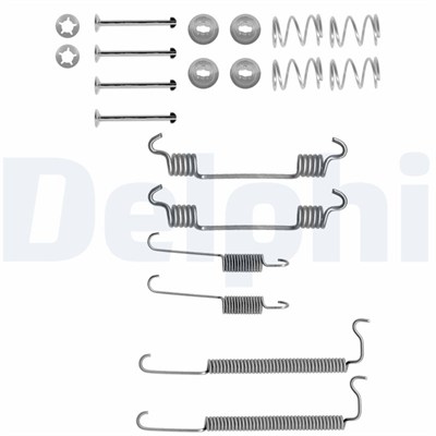 FREN PABUÇ MONTAJ TAKIMI ARKA OPEL KARL 1.0 15-18, CHEVROLET AVEO 1.2 / 1.4 05 =>, DAEWOO KALOS 1.2 / 1.4 02 => 