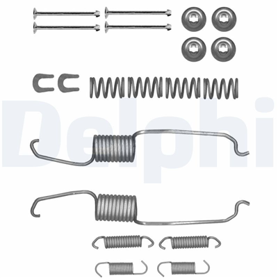 FREN PABUÇ MONTAJ TAKIMI ARKA TOYOTA HILUX VII 2.5 / 3.0 05-15, HIACE III 1.8 / 2.0 / 2.2 82-89 