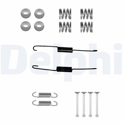 FREN PABUÇ MONTAJ TAKIMI ARKA TOYOTA HILUX IV 2.4 83-88, YARIS 1.0 / 1.3 05-11 
