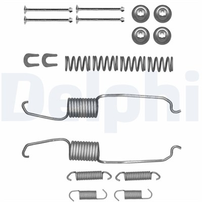 FREN PABUÇ MONTAJ TAKIMI ARKA TOYOTA HILUX VII 2.5 / 3.0 05-15, HIACE III 1.8 / 2.0 / 2.2 82-89 