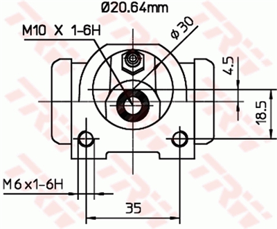 FREN SİLİNDİRİ ARKA SAĞ 20,6 MM FIAT MAREA 1.9 JTD 98-02 