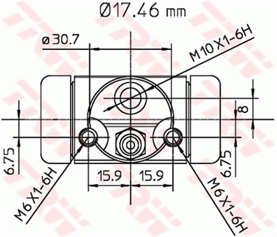 FREN SİLİNDİRİ ARKA SAĞ-SOL 17,5 MM MERCEDES-BENZ A SERİSİ A 160 CDİ 98-04 