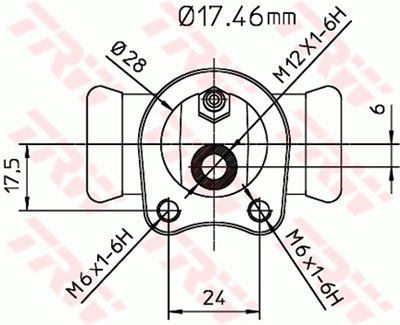 FREN SİLİNDİRİ ARKA SAĞ-SOL 17,5 MM OPEL ASCONA C 1.3 N 81-86, 1.3 S 81-86, 1.6 81-88, 1.6 İ 87-88, 1.8 87-88, 1.8 E 85-86, 1.8 İ 82-86, 2.0 İ 86-88, 1.6 D 82-88 