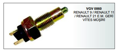GERİ VİTES MÜŞÜRÜ VGV0860R9 - R11-R21 ESKİ MODEL 
