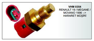 HARARET MÜŞÜRÜ VHM0354 RENAULT 19MEGANEMOVANO 1996 