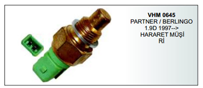 HARARET MÜŞÜRÜ VHM0645 PARTNERBERLINGO 1,9D 97-> 