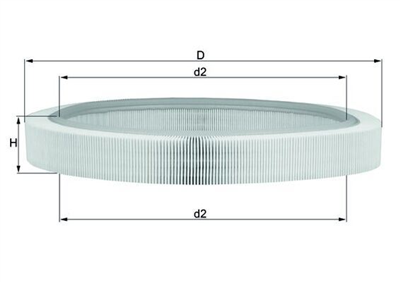 HAVA FILTRESI MERCEDES M102 W201 W124 S124 C124