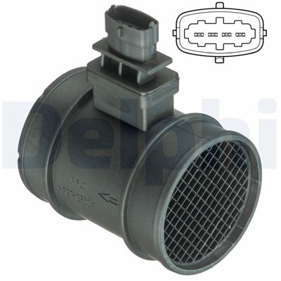 HAVA KÜTLE ÖLÇER (DEBİMETRE) ALFA ROMEO 159 2.0 JTDM 09-11, BRERA 2.0 JTDM 09-10, GIULIETTA 1.4 TB/1.6 JTDM 10 =>, MITO 1.3 08-10, SPIDER 2.0 JTDM 09-11, FIAT 500 0.9/1.3 D 09 =>, 500L 1.4 12 =>, 500X 1.6 D 14 =>, BRAVO II 1.6 D 07-14, DOBLO 1.3 D/1.