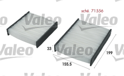 KABİN FİLTRESİ TOY - P 207 (PA) 
