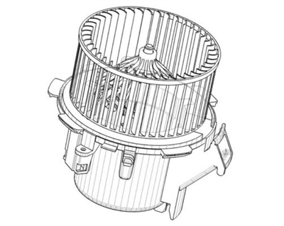 KALORİFER MOTORU OPEL MOVANO 1.9 DTI 01=>, 2.2 DTI 00=>, 2.5 DTI 01=>, 2.5 CDTI 06=>, RENAULT MASTER II 2.5 DCI 03=> 