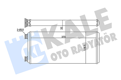 KALORİFER RADYATÖRÜ AL/AL MAN TGL / TGM / F2000 / FOCL 