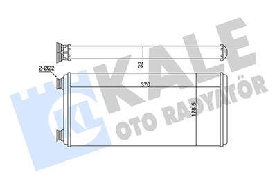 KALORİFER RADYATÖRÜ AL/AL MAN TGL / TGM / F2000 / FOCL 