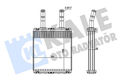 KALORİFER RADYATÖRÜ AL/BRZ HYUNDAI ACCENT 