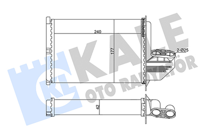 KALORİFER RADYATÖRÜ AL/MKNK BMW 3 SERİSİ E36 90-98 