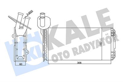 KALORİFER RADYATÖRÜ AL/MKNK VOLKSWAGEN TRANSPORTER T4 96-03 