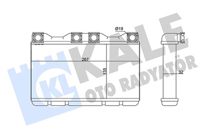 KALORİFER RADYATÖRÜ AL/PL/BRZ BMW 7 E38 94=> 